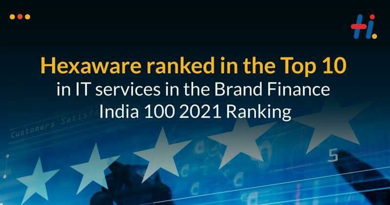 Top 10 in IT services in the Brand Finance India
