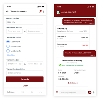 Mobile Banking: Conventional Interface v/s Conversational Interface